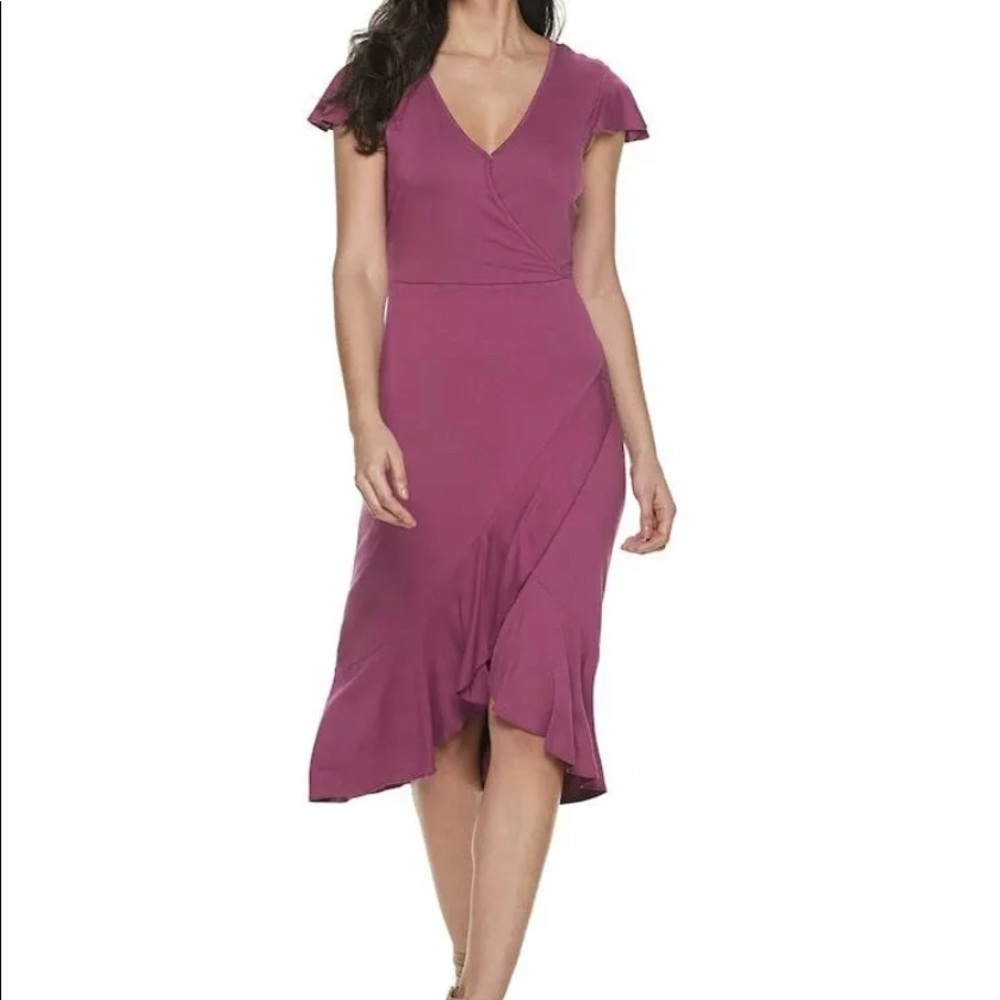 Juicy Couture Wrap Dress Twilight Pink Size XS
